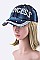 Crystal PRINCESS Embelished Fashion Denim Cap LA-HT277X113