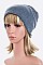 Trendy Open Top Convertible Jersey Knit Beanie