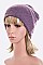 Trendy Open Top Convertible Jersey Knit Beanie