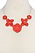 5-FLOWER LINK FASHION NECKLACE