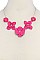 5-FLOWER LINK FASHION NECKLACE