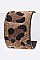 ADJUSTABLE LEOPARD PRINT CUFF