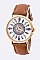 Chic Tribal Feather Print Fashion Dial Watch LA-2748