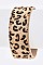 LEOPARD PRINT CALF LEATHER MAGNETIC BRACELET