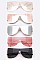 PACK OF 12 OVER SIZED MIX TINT SHIELD SUNGLASSES