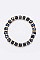 Pack of 12 Crystal Stretch Bracelet Set