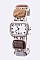 Stylish Mix Stone Bracelet Watch LA-GT910