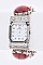 Chic Iconic Stretch Mix Media Bracelet Watch LA -169