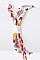 Pack of 12 Weaved Pattern String Bracelet Set