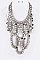 ASSORTED CHAIN STATEMENT NECKLACE SET