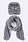 Pack of 12Pcs Diamond Knit Beanie & Scarf Set