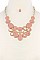 POSH GEOMETRIC BEADED STATEMENT NECKLACE JY-DN2710