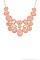 POSH GEOMETRIC BEADED STATEMENT NECKLACE JY-DN2710