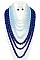 MULTI ROW CHUNKY BEAD NECKLACE SET