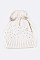 Chic Glitz Wool Blend PomPom Beanie LA-7068