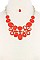 POSH GEOMETRIC BEADED STATEMENT NECKLACE JY-DN2710