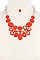 POSH GEOMETRIC BEADED STATEMENT NECKLACE JY-DN2710