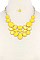 POSH GEOMETRIC BEADED STATEMENT NECKLACE JY-DN2710