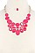 POSH GEOMETRIC BEADED STATEMENT NECKLACE JY-DN2710