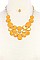 POSH GEOMETRIC BEADED STATEMENT NECKLACE JY-DN2710