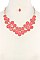 POSH TEARDROP GEMS STATEMENT NECKLACE JY-DN2694