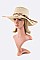 Braided Suede Band Straw Hat LASHT3131DD