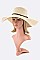 Braided Band Wide Brim Sun Hat LASHT3135DD