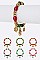 Pack of 12 Decorative Christmas Charm Bracelet Set