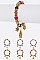 Pack of 12 Glittery Christmas Charm Bracelet Set