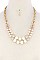 PRISTINE BEADS LAYERED NECKLACE SET JY-NE-5609