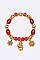 Pack of 12 Decorative Christmas Charm Bracelet Set