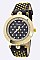 Fashionable Paved Crystals Fashion Watch LA-2491