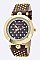 Fashionable Paved Crystals Fashion Watch LA-2491