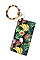 KEY RING TROPICAL FRIUT PATTERN POUCH