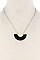 STYLISH FAN TASSELED PENDANT NECKLACE JY-A8N2143