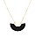 STYLISH FAN TASSELED PENDANT NECKLACE JY-A8N2143