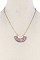 STYLISH FAN TASSELED PENDANT NECKLACE JY-A8N2143