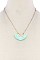 STYLISH FAN TASSELED PENDANT NECKLACE JY-A8N2143