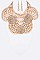 STRAND CRYSTAL PEARLS STATEMENT NECKLACE SET