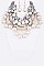 BEADS & PEARLS STATEMENT NECKLACE SET