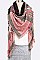MULTI ETHNIC LARGE BLANKET SCARF LA-LOF307