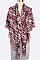 BRUSH STROKE LARGE BLANKET SCARF LA-LOF377