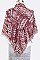 BRUSH STROKE LARGE BLANKET SCARF LA-LOF377