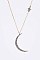 Posh Crystal Crescent Pendant Starred Necklace Set LA55-125573Z