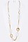 LONG MIXED MEDIA NECKLACE SET