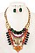 ASSORTED JEWEL BIB NECKLACE SET