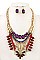 ASSORTED JEWEL BIB NECKLACE SET