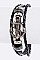Stylish Anchor Mix Layered Leather Bracelet LA-EML8200
