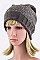 Pack of 12 pieces Trendy Crystal Beanie Hat LA-HNHT1081