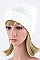 Pack of 12 pieces Trendy Crystal Beanie Hat LA-HNHT1081